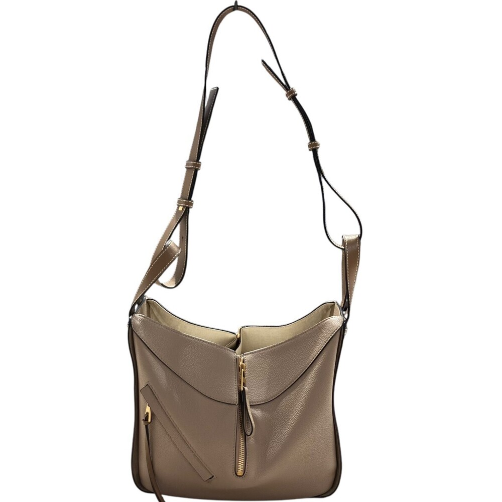 Loewe Hammock Shoulder Bag Beige Brown